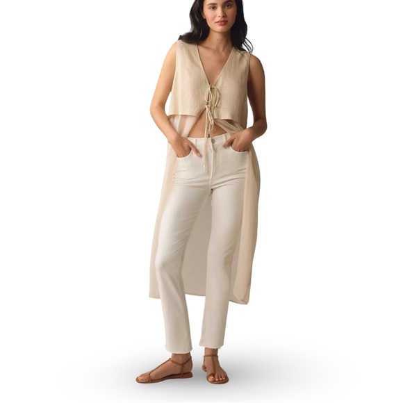 New Frame Le Super High Rise straight jean in au natural size 30 - Picture 5 of 14